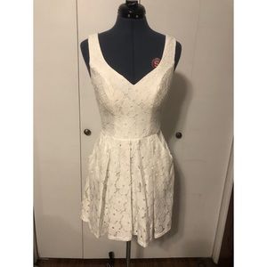 TRIXXI juniors flower lace dress